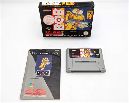 B.O.B - Complete In Box (CIB) - SNES - (SCN) (B Grade) (Used)